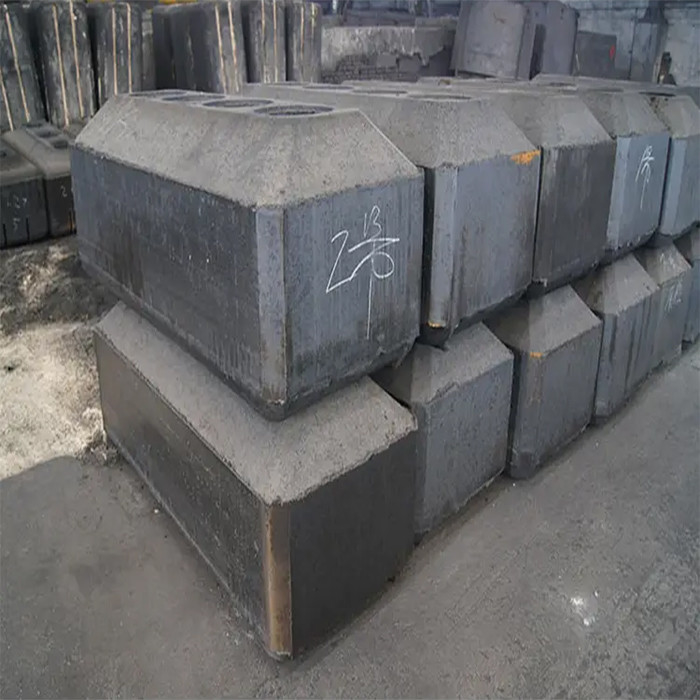 1.6-1.8 G/cm3 Dichtheid Anode koolstofblok met vierkant en asgehalte van 0,3-0,5%