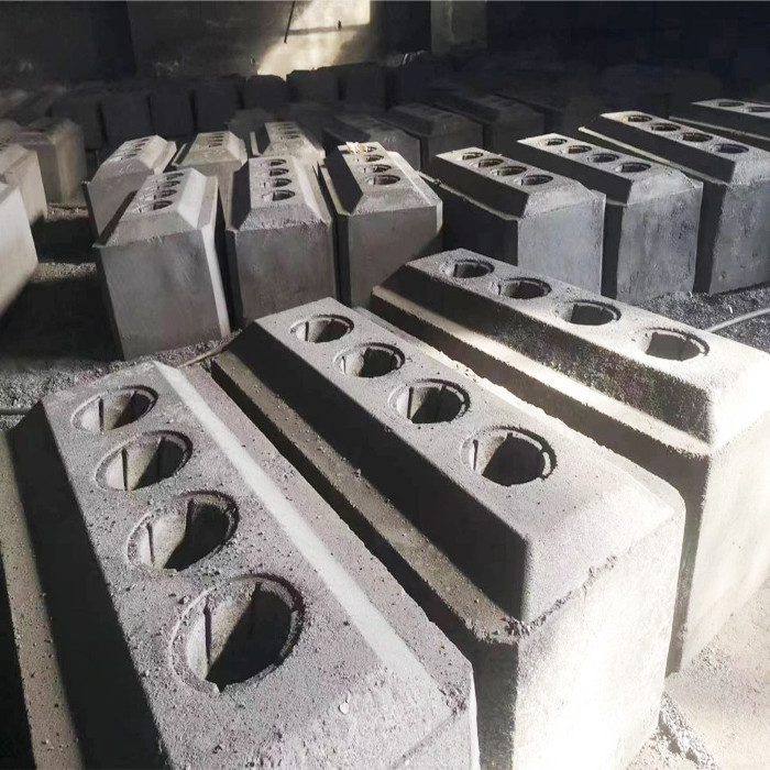 Zichtbare dichtheid 1,5-1,7 G/cm3 Anodekoolstofblok aangepast Asgehalte 0,3-0,5%