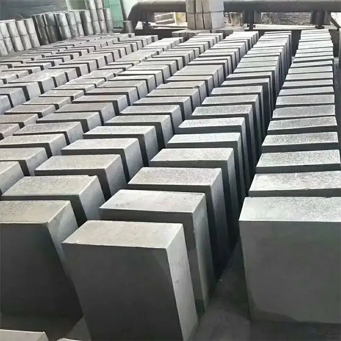Aluminium elektrolytische cellen kathodeblok koolstof geleidende koolstofstofstof met een dichtheid van 1,6-1,8 G/cm3
