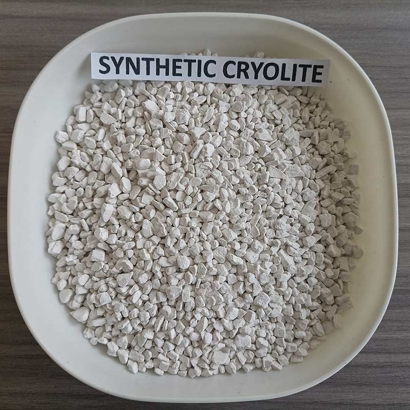 Synthetische cryoliet 99% Na3AIF6 voor het verwijderen van slakken, gebruikt als flux voor de elektrolyse van aluminium