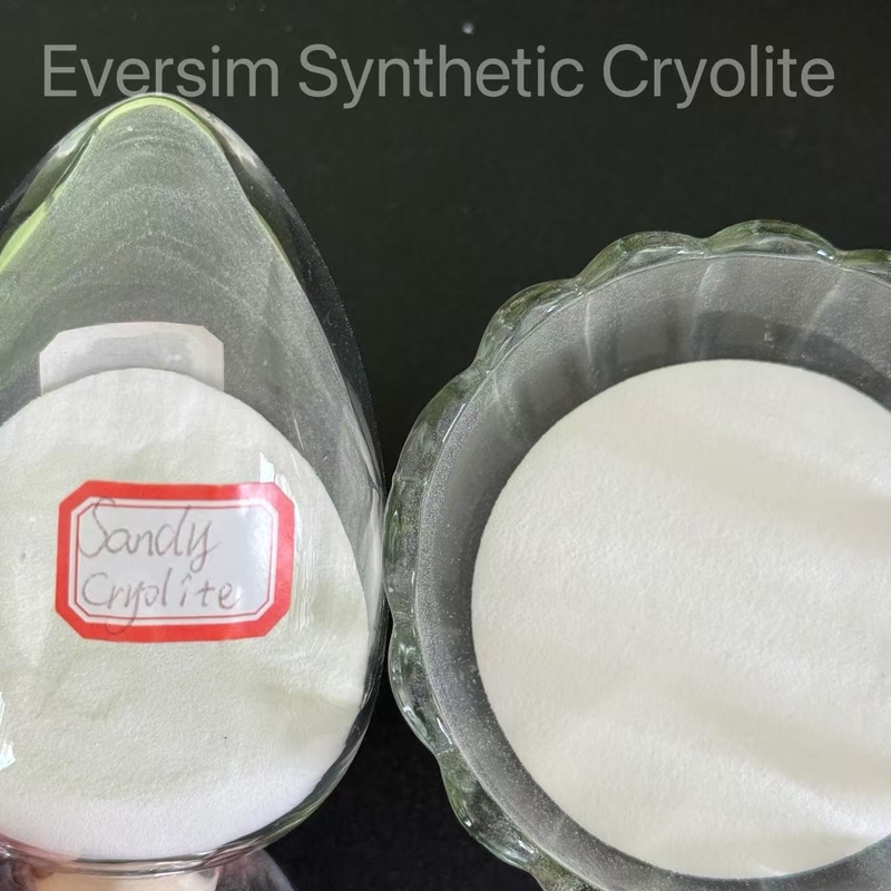 Hoogwaardig chemisch product Wit zand CH-1/CM-1 Synthetische cryoliet Na3AlF6 voor de keramische industrie