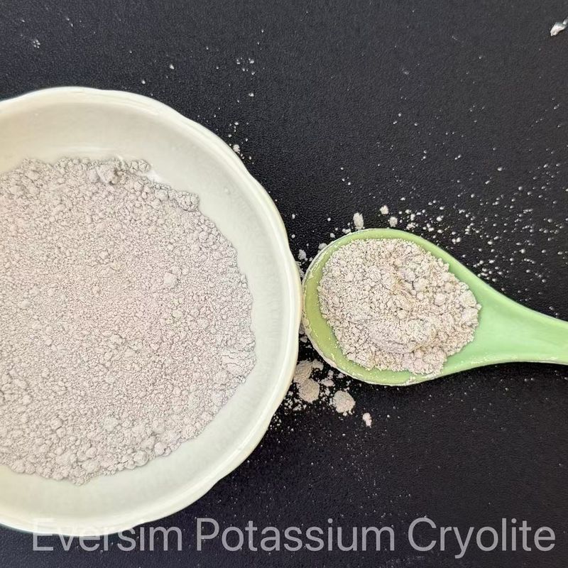 Hoge zuiverheid chemisch product Grijz poeder Kalf4 Kalium cryoliet gebruikt als emulgator voor glas
